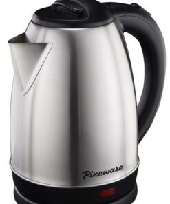 Pineware - 1500W Stainless Steel Kettle - Silver