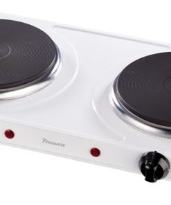 Pineware - 2000W Double Solid Hotplate - White