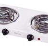 Pineware - 2000W Double Spiral Hotplate - White