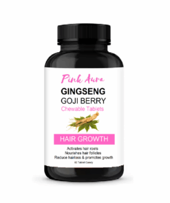 Pink Aura Gingseng & Goji Berry Hair Growth Chewable Tablets