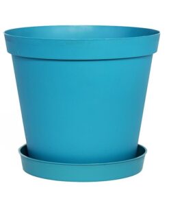 Plant Pot & Drip Tray Set 20cm Turquoise
