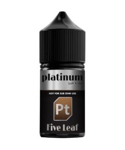Platinum Vape Juice - Five Leaf Dark Roasted Flavour - 30ml - 25mg Nic Salt