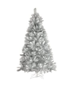 Poland Silver Grey Sparkle Christmas Tree - 210 cm