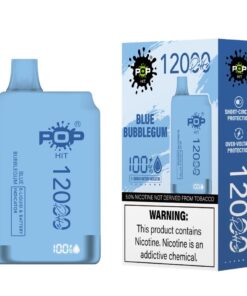 Pop Hit 12000 Puff Disposable Vape - Blue Bubblegum