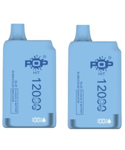 Pop Hit 12000 Puff Disposable Vape - Blue Bubblegum - 2 Pack