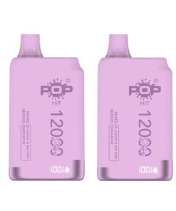 Pop Hit 12000 Puff Disposable Vape - Mixed Berries - 2 Pack