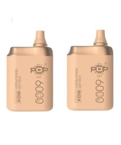 Pop Hit 6000 Puff Disposable Vape - Chilled Fenta Peach - 2 Pack