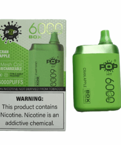 Pop Hit 6000 Puff Disposable Vape - Cran Apple - Pack of Two