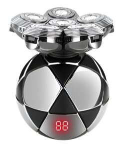 Portable Electric Rotary Men Shaver With Digital Display