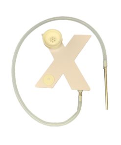 Portable Hookah Set X Shape with LED - White