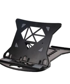Portable Rotary Notebook Cooling Stand - Black