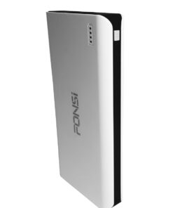 PowerBank 20 000 mAh Striped - White & BlackÂ 