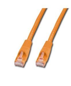 Premium Line 2m CAT6 Moulded Flylead - Orange