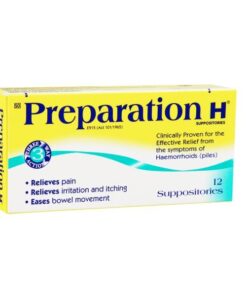 Preparation H Supps 12
