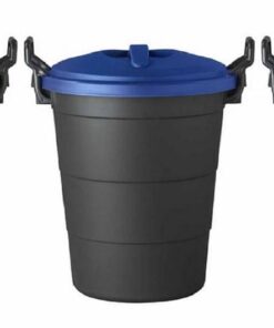 Pride - Plastic Recycle Refuse Bins 70L - Pack of 3 (Green, Blue, Red)