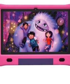PRITOM Learning 10.1'' Kids Tablet - 3GB+64GB, Android 12, Quad-Core, Wifi6 - Pink