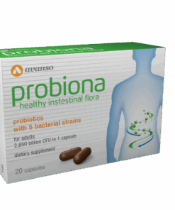 Probiona Probiotic Support with 5 Bacterial Strains - 20 Capsules
