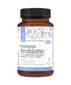 Probiotic 14 Strains with 25 Billion CFUs Supplement Vegan 30 Vegi Capsules