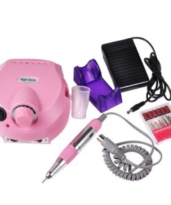 Professional Electric Manicure File Nail Drill Machine Kit Set - Pink