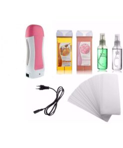 Professional Hair Removal & Wax Heater Set 7 in1 - Pink