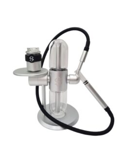 Professional High Quality Gravity Perfected Bong Full Kit - Silver