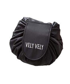 Professional Large Capacity Lazy Makeup Bag - Black