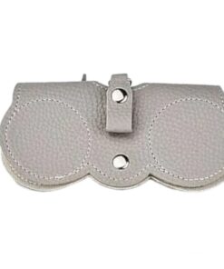 Protective Travel Case for Glasses in PU Leather - Grey