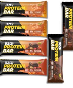 Protein Bar Variety Pack - Choc, PB, Salted Caramel | 32Gi - 12 Pack