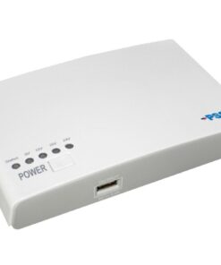 PSS DC-MN4 mini UPS 9-12-15-24VDC output. 8800mA (3200mWh)