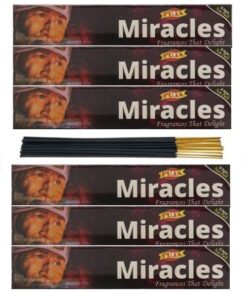 Puja Incense Sticks Highly Scented Agarbatti - Miracles - 120 Sticks