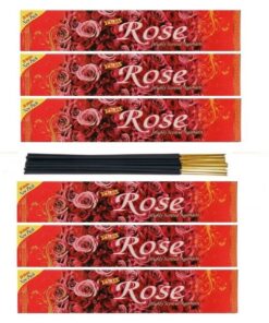 Puja Incense Sticks Highly Scented Agarbatti - Rose - 120 Sticks