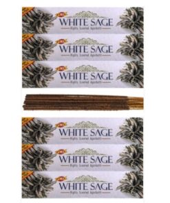 Puja Incense Sticks Highly Scented Agarbatti - White Sage - 120 Sticks
