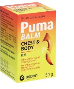 Puma Balm - Chest & Body Rub Jar 50g x 2