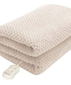 Pure Pleasure - Coral Fleece - Fitted Electric Blanket W/ Skirt - Queen