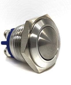 Push Button, Ball Shaped, Antwire, 16mm Stainless Steel Metal