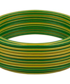 PVC Electric Cable - 2.5mm 100m Roll - Green/Yellow