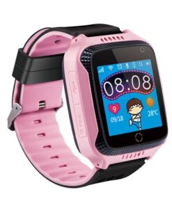 Q528 Kids GPS Smart Watch With Touch Screen - Pink