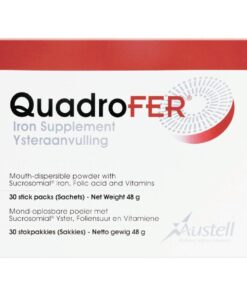 QuadroFer Iron Supplement 30 Stick Packs (Sachets)