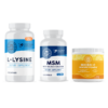 Radiance Reviver Bundle- L-Lysine + MSM With Silica & Calcium + Micro C