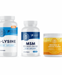 Radiance Reviver Bundle- L-Lysine + MSM With Silica & Calcium + Micro C