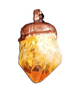 Radiant Citrine Crystal Pendant for Positivity and Abundance