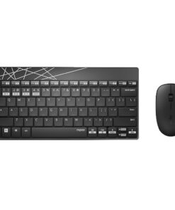 Rapoo 8000M Multi-mode Wireless Optical Combo Set - Black