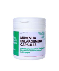 Rare Health Herbs Muvevha Penis Enlargement Capsules - with Elephantorrhiza elephantina Natural Secret Discovered in Limpopo