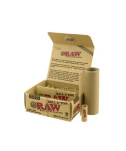 RAW Roll 3m + Pre-Rolled Tips (12 Packs Per Box)