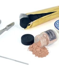 Raw Sandalwood Incense Resin Burning Kit - Blue