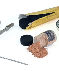 Raw Sandalwood Incense Resin Burning Kit - Green