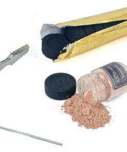 Raw Sandalwood Incense Resin Burning Kit - Orange