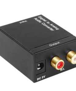 Raz Tech Digital to Analog Converter for HDTV DVD PS4 Xbox - Black