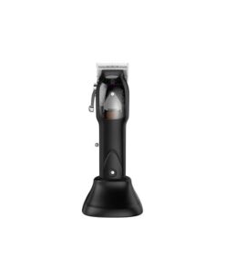 Rechargeable DC Motor Cordless Hair Clipper Trimmer Shaving Machine - Black