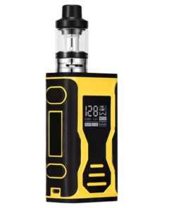 Rechargeable Portable 128W Ergonomic Non Slip Grip Box Mod Vape - Yellow